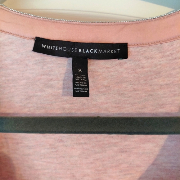 White House Black Market Women's Blush Pink Top - Picture 5 of 10